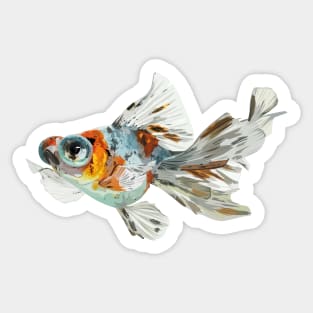 telescope fish Sticker